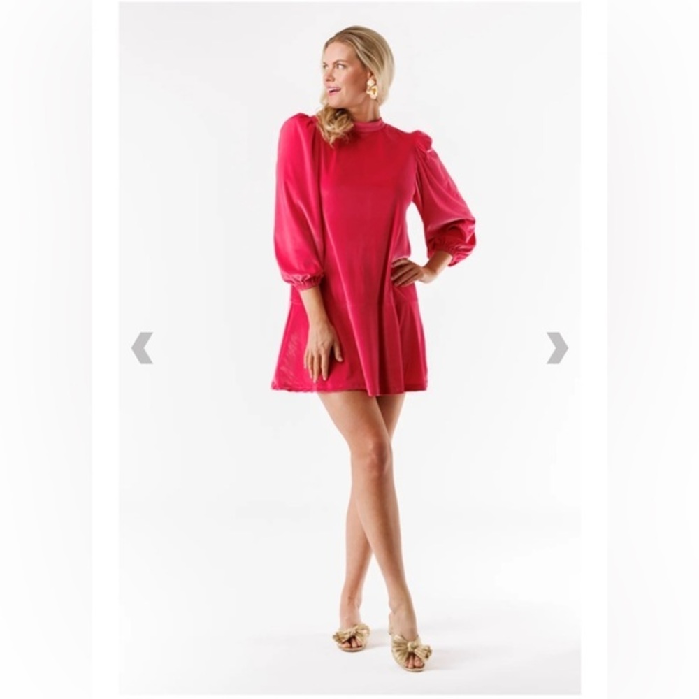 Smith & Quinn Palmer Dress Raspberry Velvet